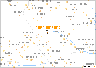 map of Gornja Devča