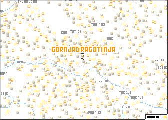 map of Gornja Dragotinja
