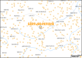 map of Gornja Drenova