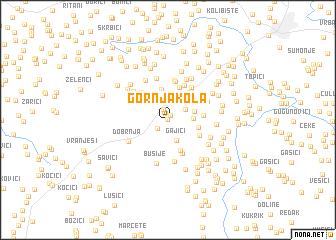 map of Gornja Kola