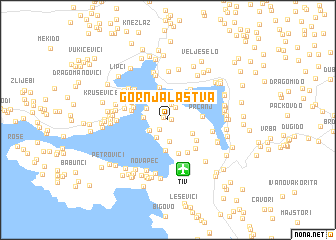 map of Gornja Lastva