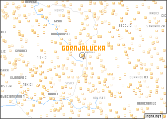 map of Gornja Lučka