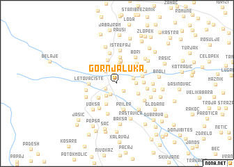 map of Gornja Luka