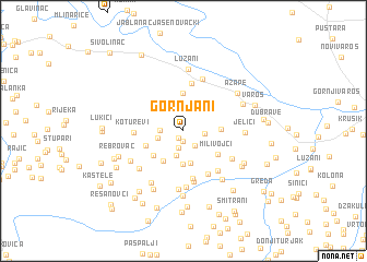 map of Gornjani