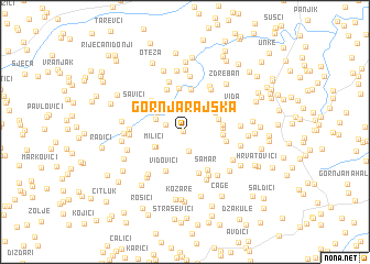 map of Gornja Rajska