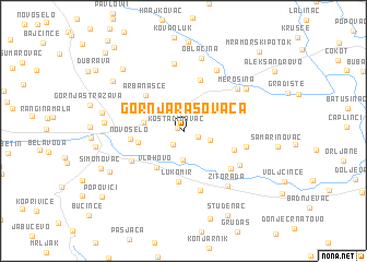 map of Gornja Rasovača