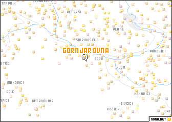 map of Gornja Rovna