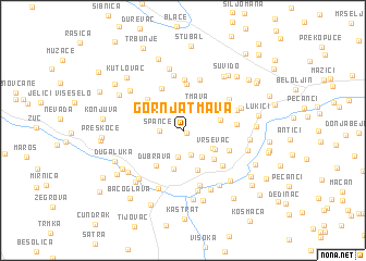 map of Gornja Tmava