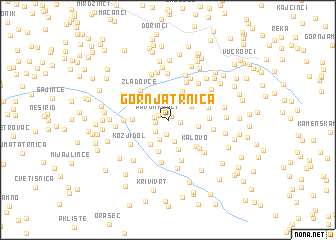 map of Gornja Trnica