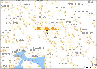 map of Gornja Zaljut