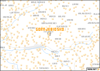 map of Gornje Biosko