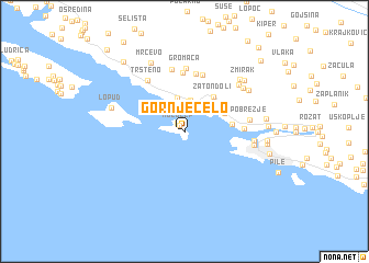 map of Gornje Čelo