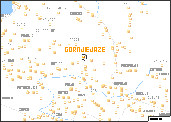 map of Gornje Jaže