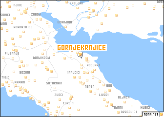 map of Gornje Krnjice
