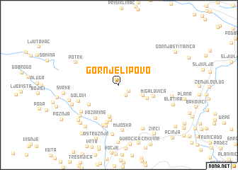 map of Gornje Lipovo