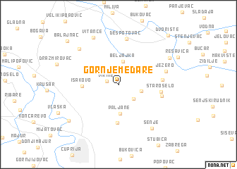 map of Gornje Medare