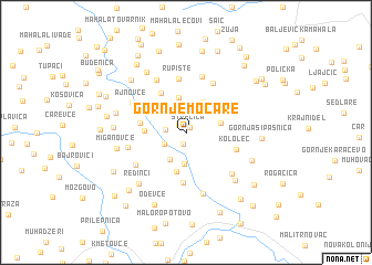 map of Gornje Močare