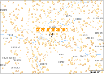 map of Gornje Orahovo