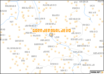 map of (( Gornje Radaljevo ))