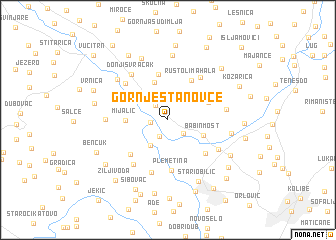 map of Gornje Stanovce