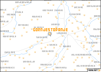 map of Gornje Stopanje