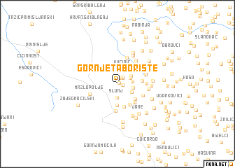 map of Gornje Taborište