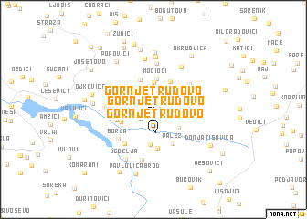 map of Gornje Trudovo