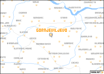 map of Gornje Viljevo