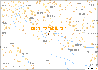 map of Gornje Žedanjsko