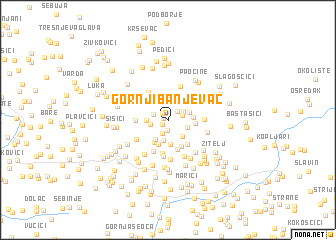 map of Gornji Banjevac