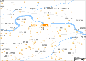 map of Gornji Brezik