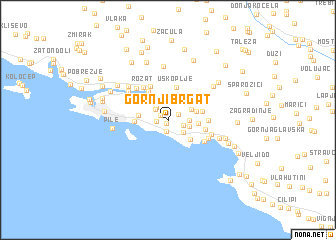 map of Gornji Brgat