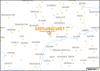 map of Gornji Bučumet