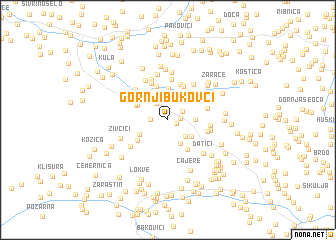 map of Gornji Bukovci