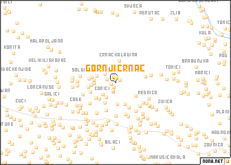 map of Gornji Crnač