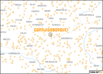 map of Gornji Doborovci