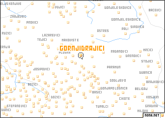 map of (( Gornji Drajići ))
