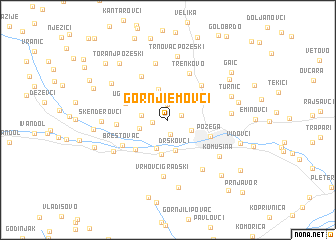 map of Gornji Emovci