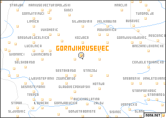 map of Gornji Hruševec