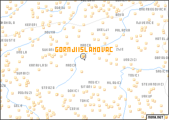 map of Gornji Islamovac