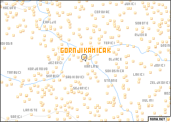 map of Gornji Kamičak