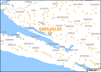 map of Gornji Klek