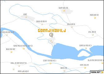 map of (( Gornji Kovilj ))