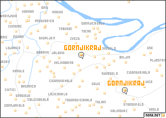 map of Gornji Kraj