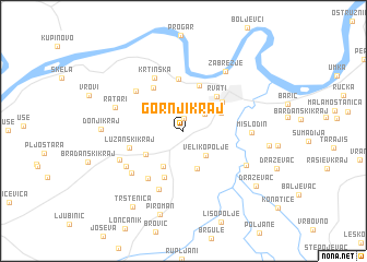map of Gornji Kraj