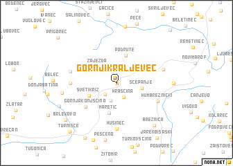 map of Gornji Kraljevec