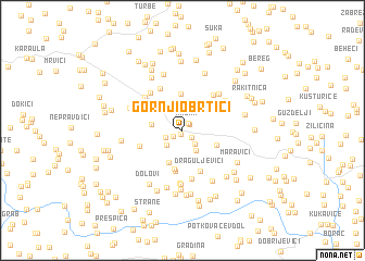 map of Gornji Obrtići