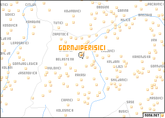 map of Gornji Perišići