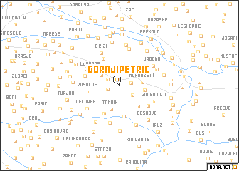 map of Gornji Petrič