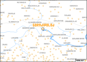 map of Gornji Poloj